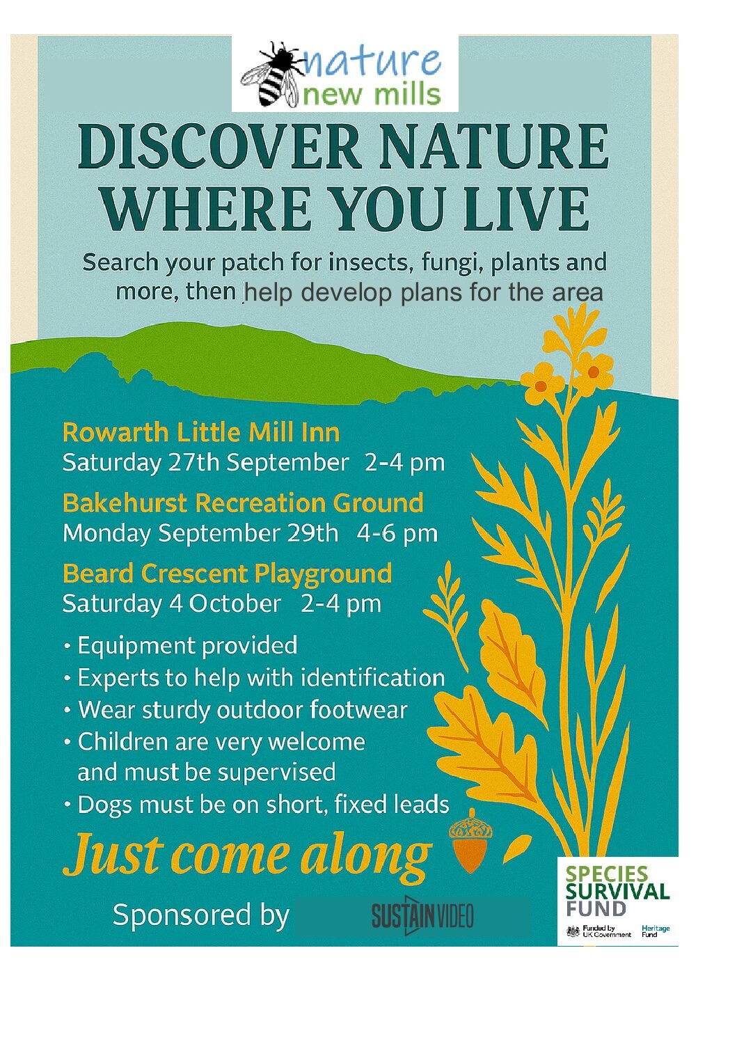 Discover Nature at Town Council Open Spaces